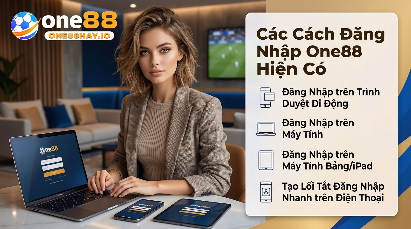 one88 cac cach dang nhap hien co