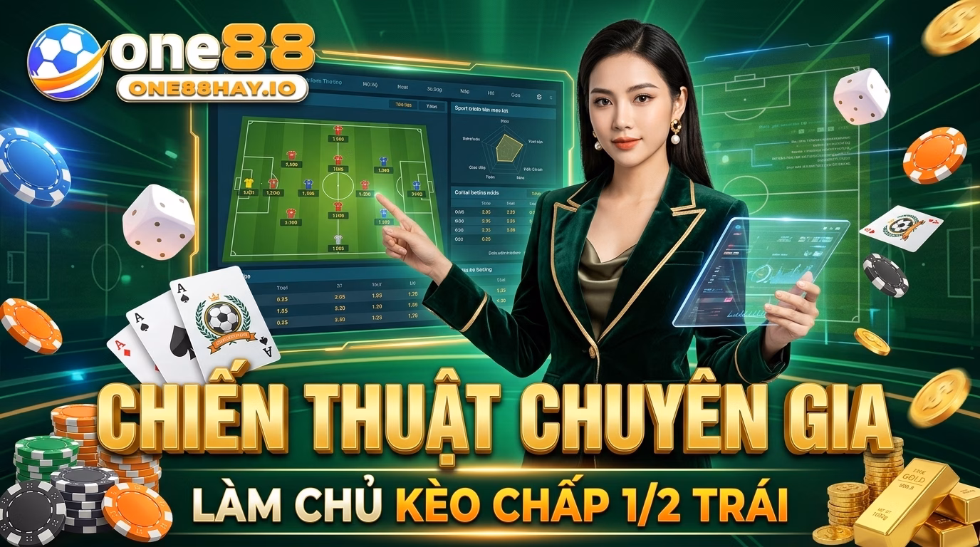Chiến thuật làm chủ tỷ lệ kèo chấp 1/2 trái từ chuyên gia